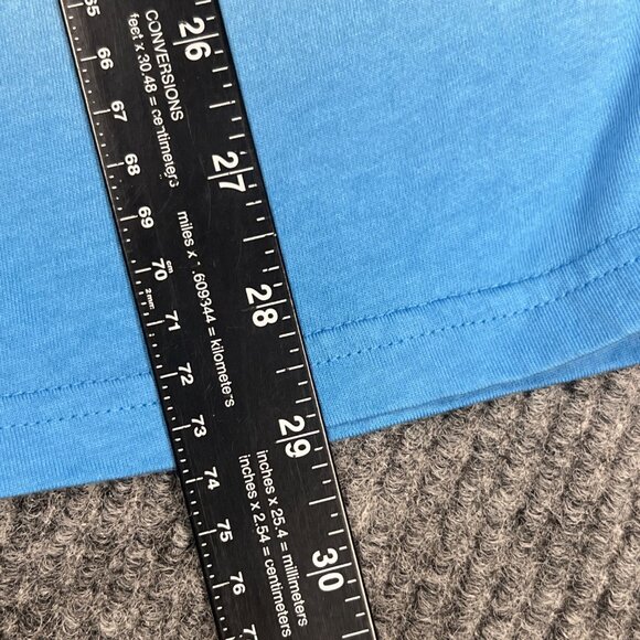 Hollister Mens XL Ombre Tee Mint To Blue Fade Embroidered‎ Casual Surfing Preppy - Picture 9 of 9